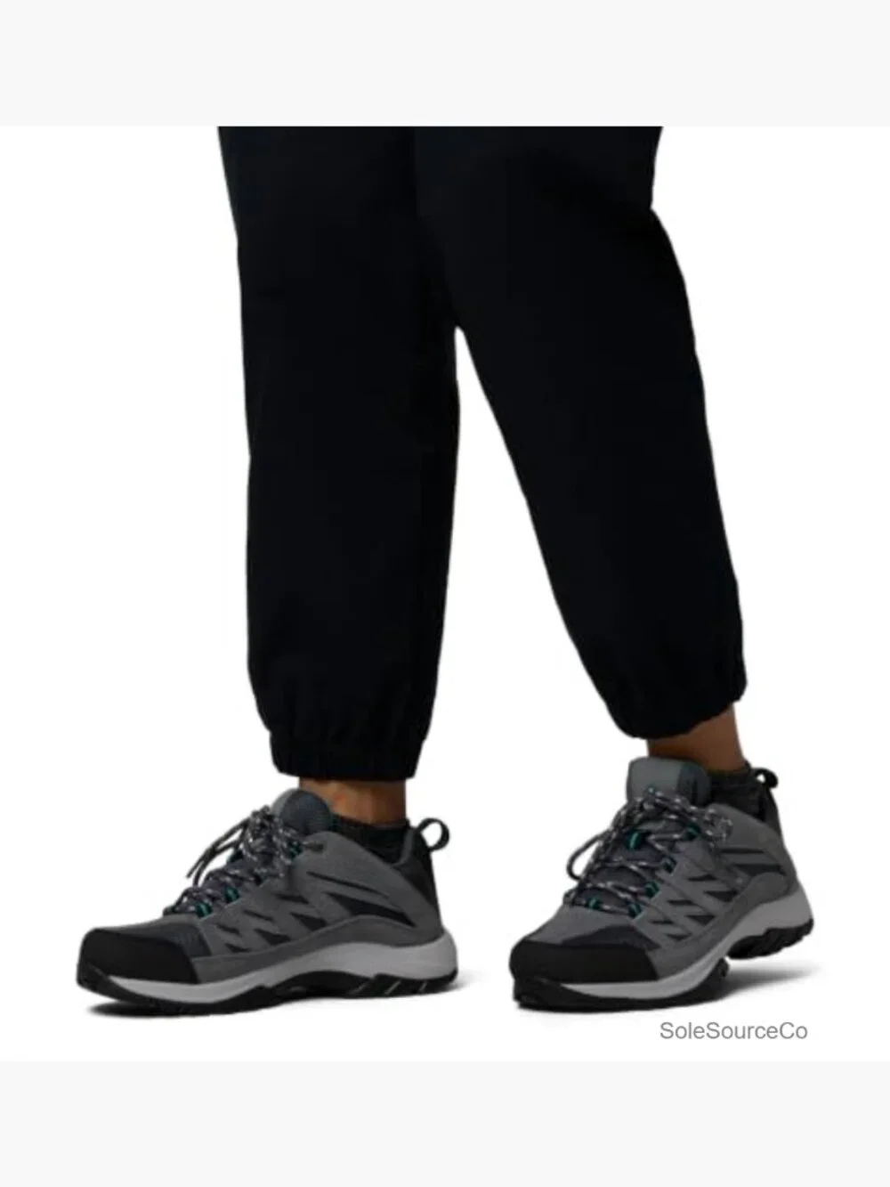 Suede Leather and Mesh Hiking Shoes with Omni-Grip Sole, Lightweight Midsole